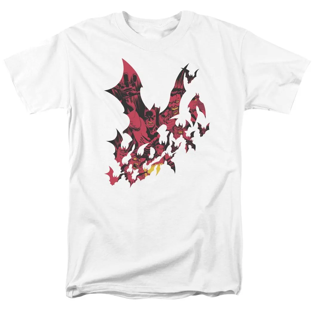 Batman Broken City Mens T Shirt White