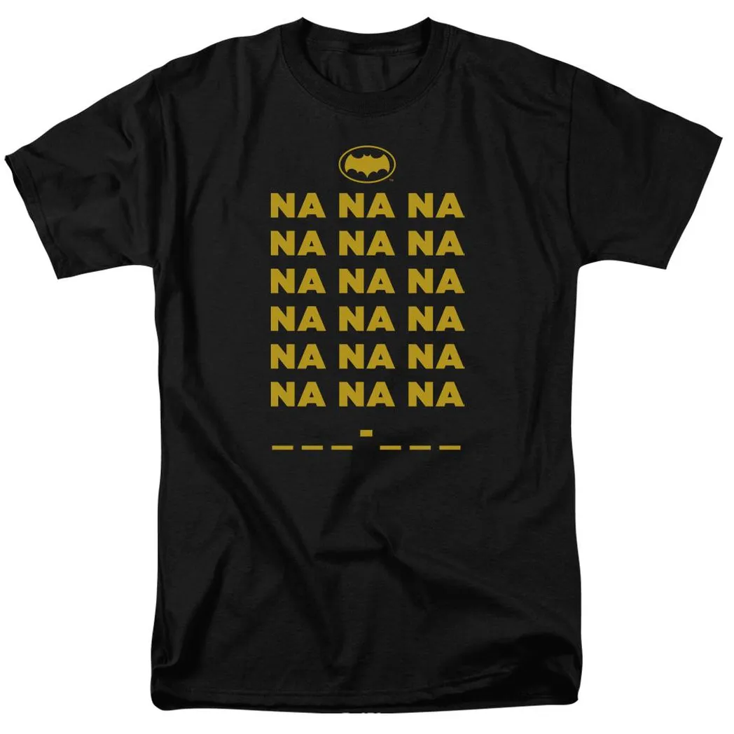 Batman Classic TV Na Na Na Mens T Shirt Black