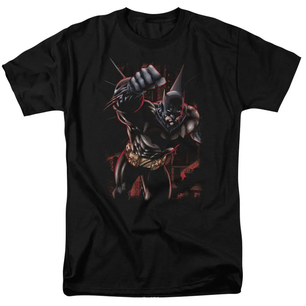 Batman Crimson Knight Mens T Shirt Black