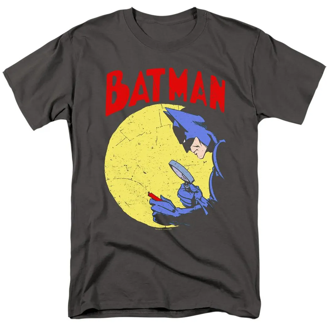 Batman Detective 75 Mens T Shirt Charcoal