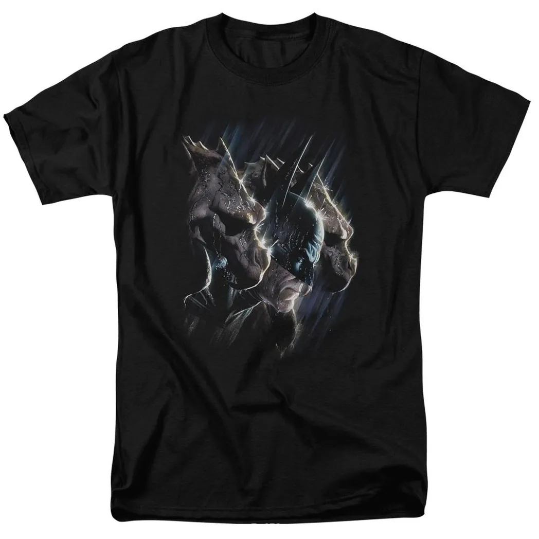 Batman Gargoyles Mens T Shirt Black