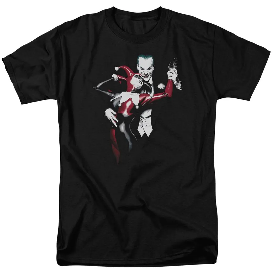 Batman Harley And Joker Mens T Shirt Black