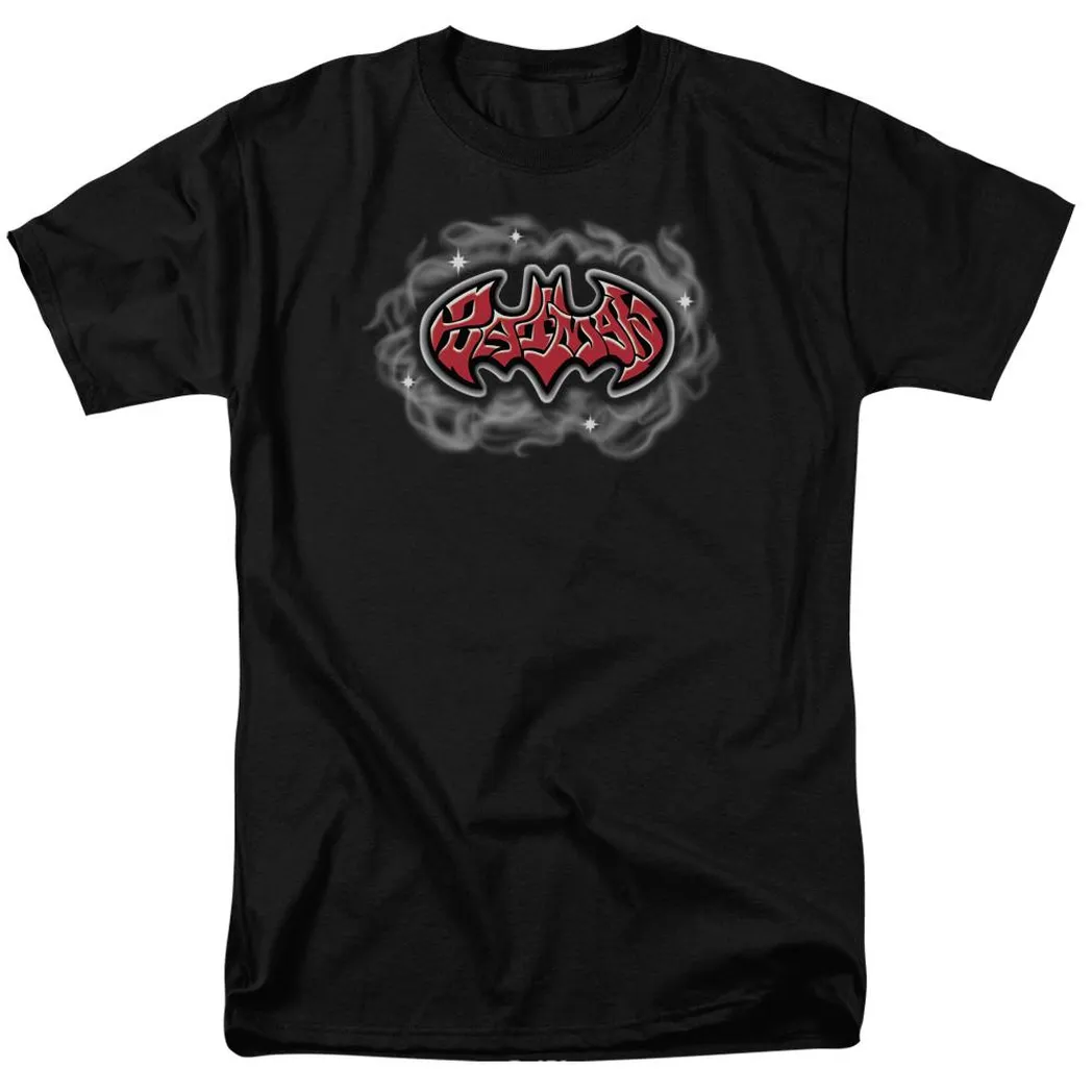 Batman Hip Hop Logo Mens T Shirt Black