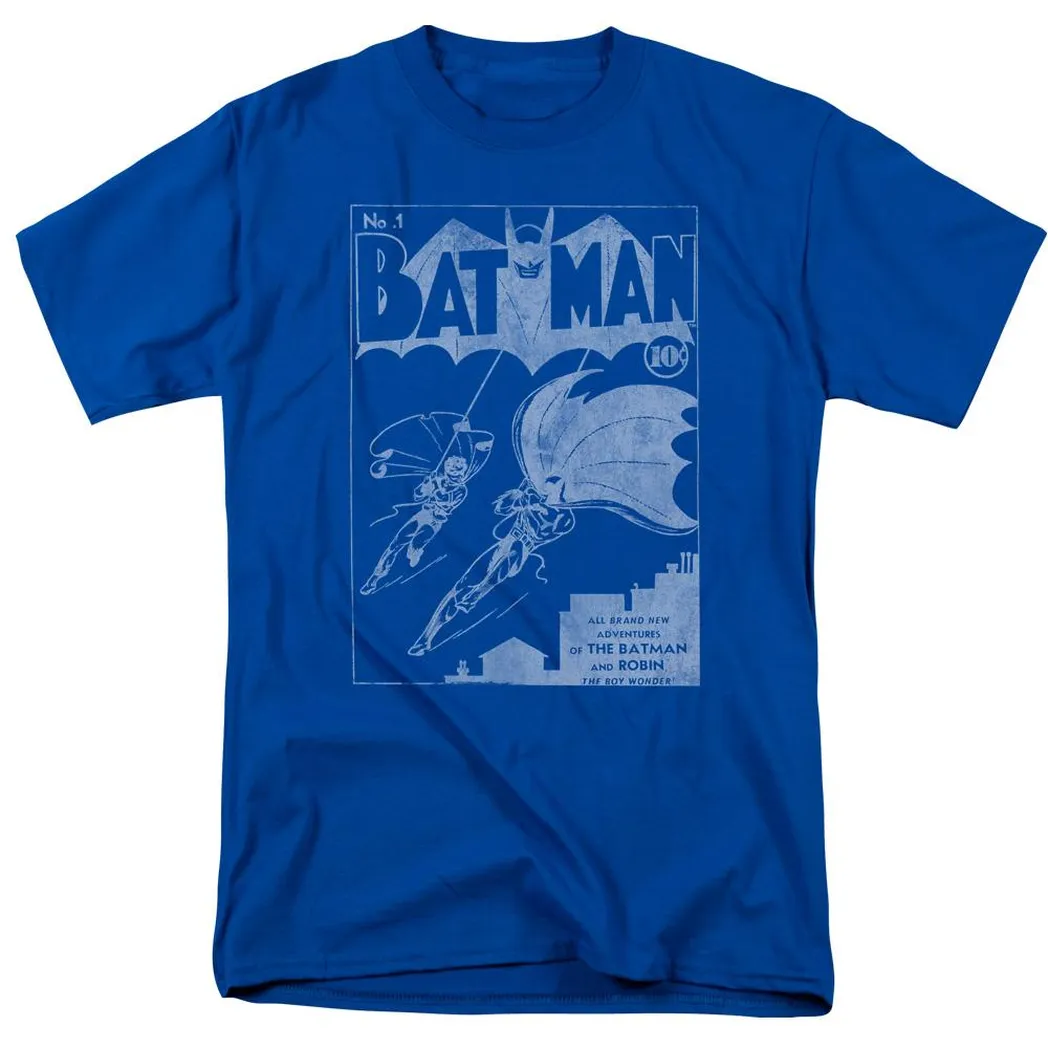 Batman Issue 1 Cover Mens T Shirt Royal Blue