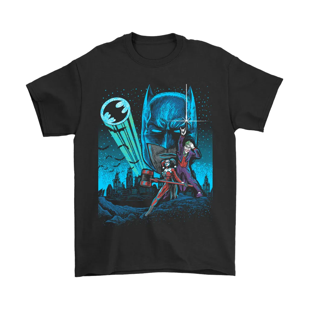 Batman Joker Harley Quinn Star Wars Poster Mashup Unisex T-Shirt, Hoodie, Sweatshirt