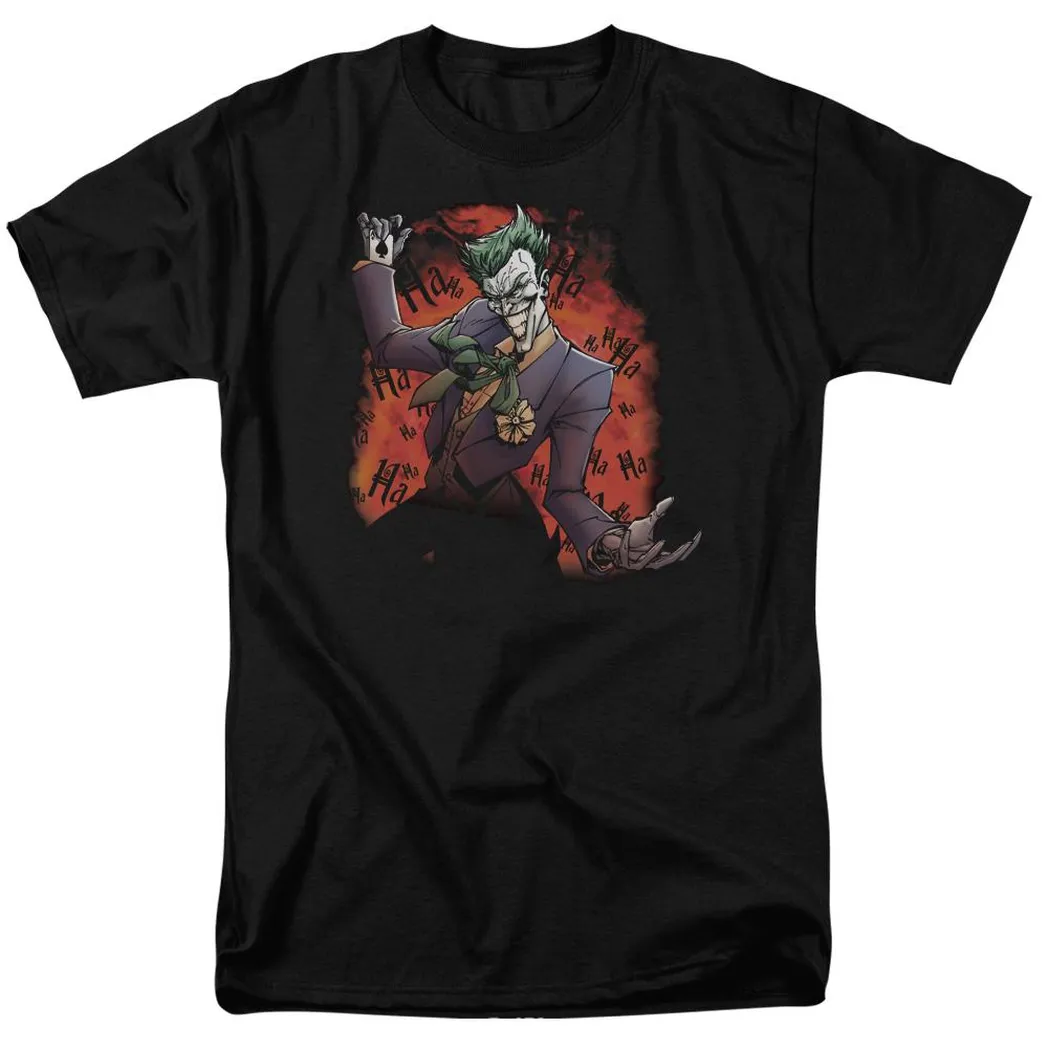 Batman Jokers Ave Mens T Shirt Black