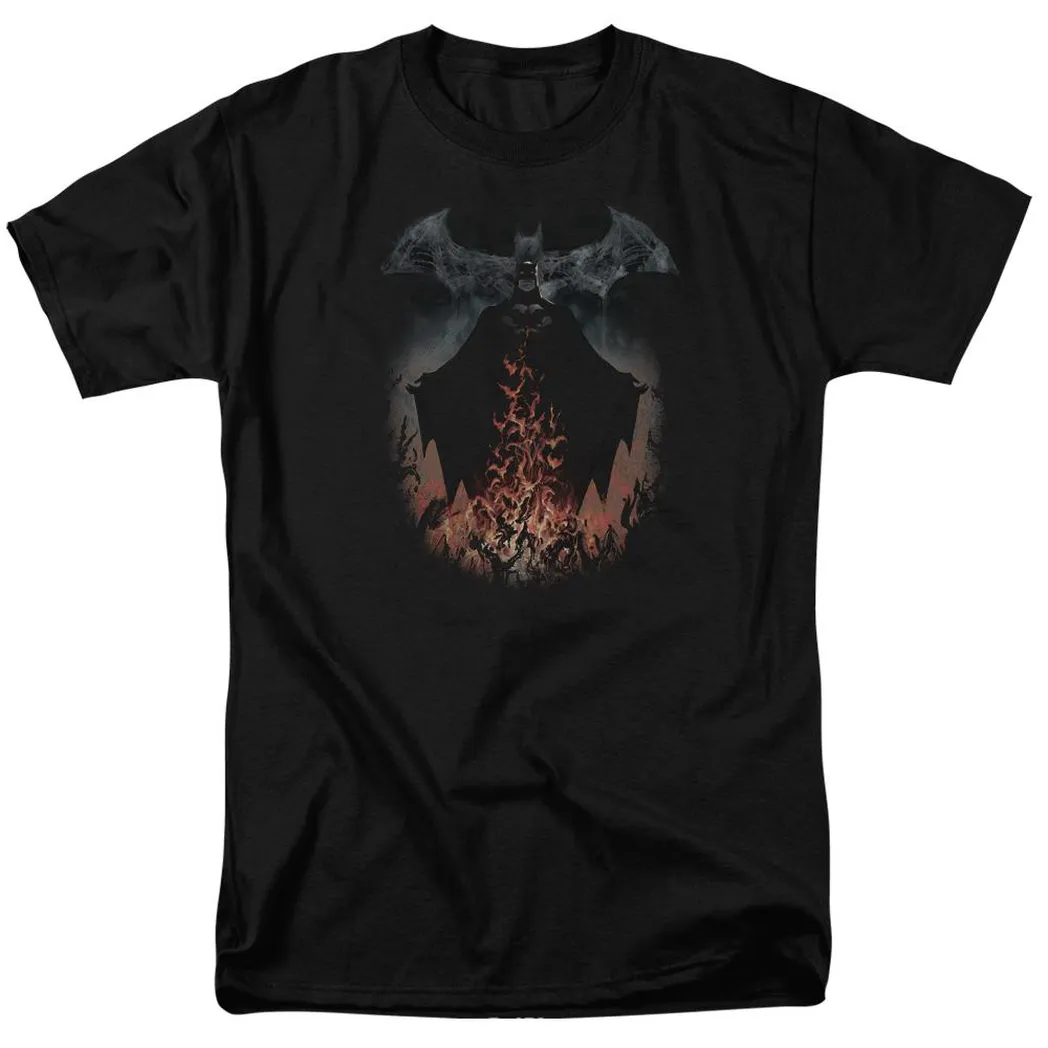 Batman Oke & Fire Mens T Shirt Black