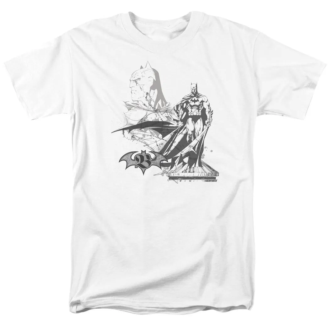 Batman Overseer Mens T Shirt White