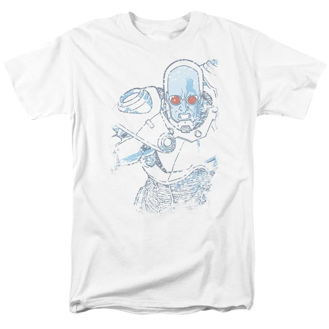 Batman Snowblind Freeze Mens T Shirt White