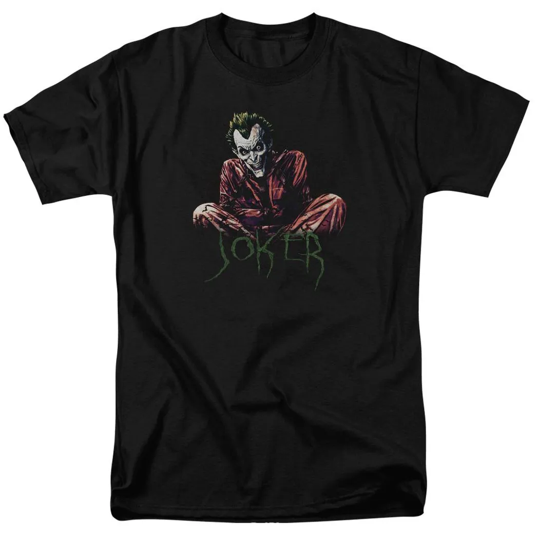 Batman Straight Jacket Mens T Shirt Black