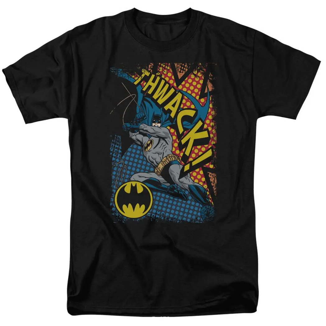 Batman Thwack Mens T Shirt Black