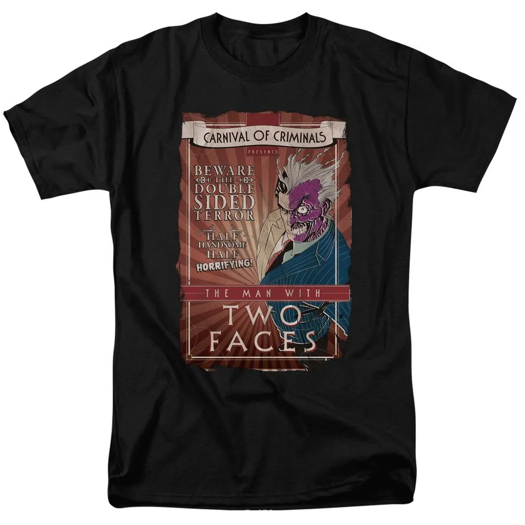 Batman Two Faces Mens T Shirt Black