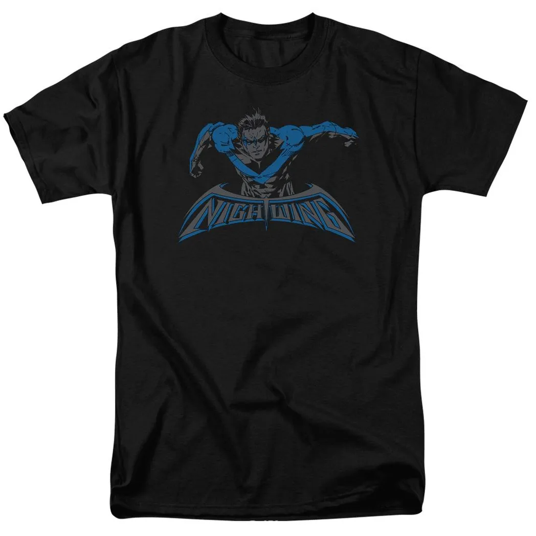 Batman Wing Of The Night Mens T Shirt Black