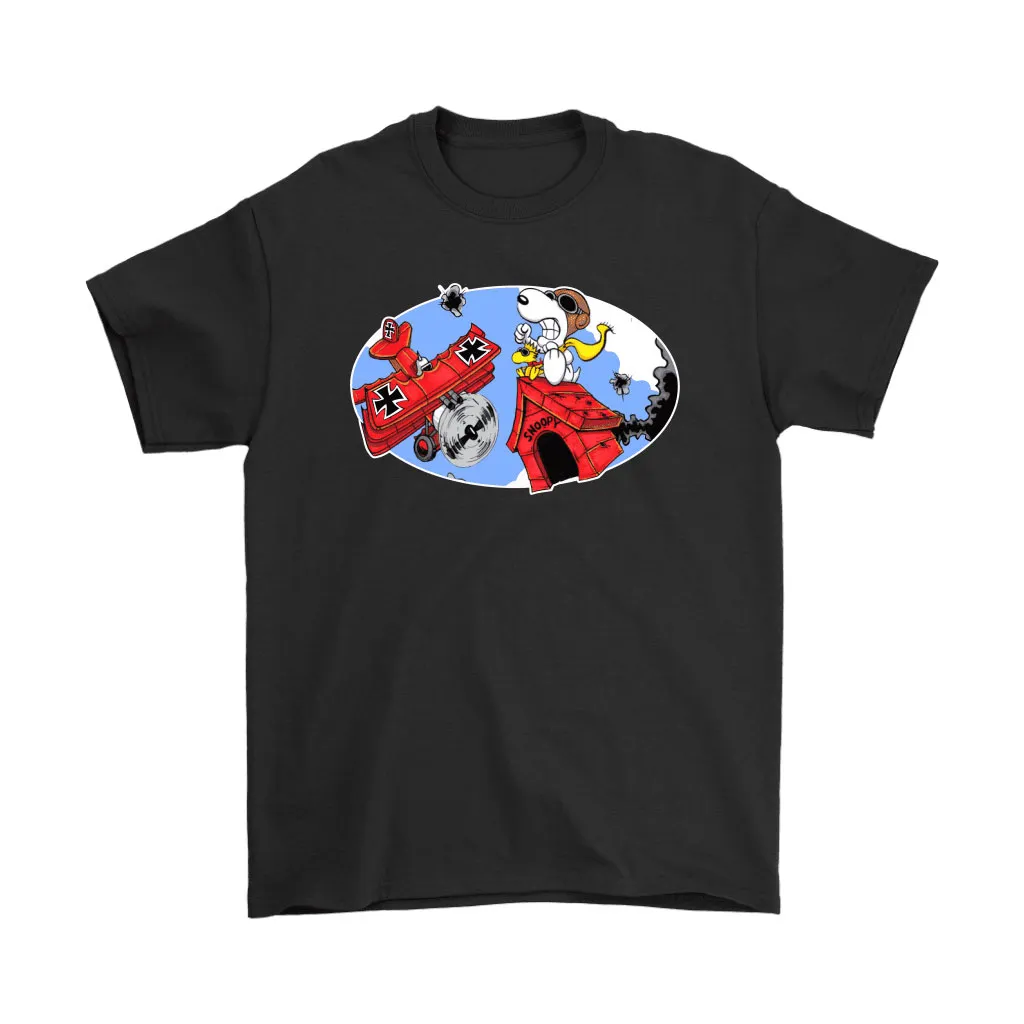 Battling The Red Baron Snoopy Unisex T-Shirt, Hoodie, Sweatshirt