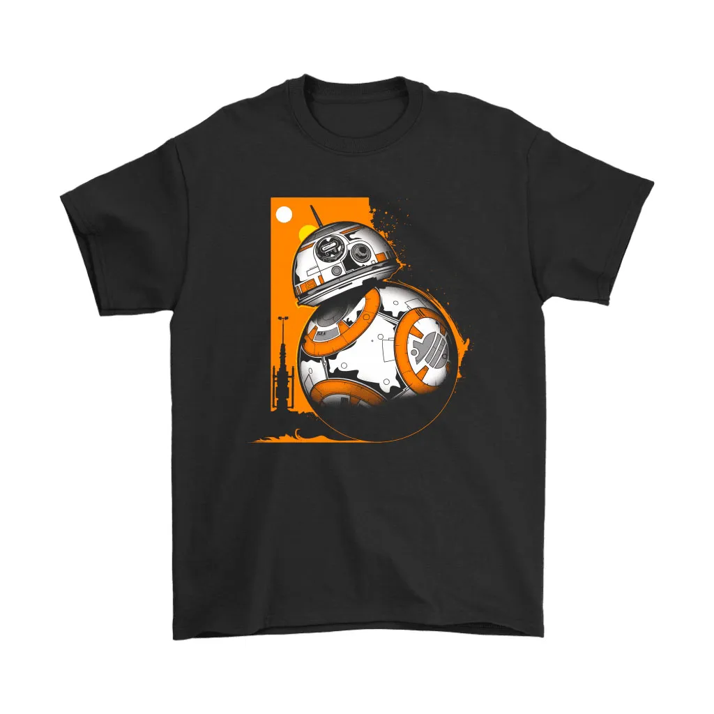 Bb-8 Rolling In Tatooine Sunset Star Wars Unisex T-Shirt, Hoodie, Sweatshirt