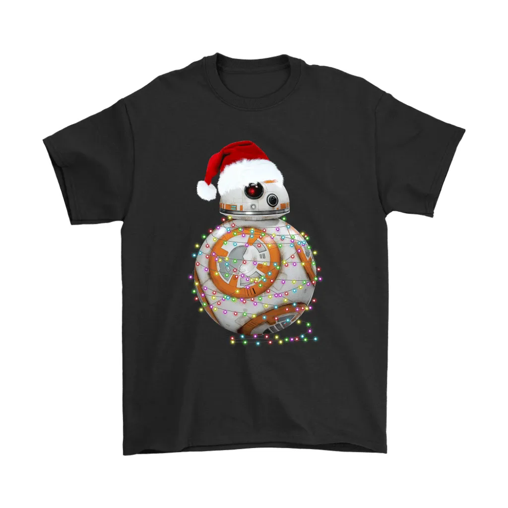 Bb-8 With Decorated Christmas Light Star Wars Unisex T-Shirt, Hoodie, Sweatshirt