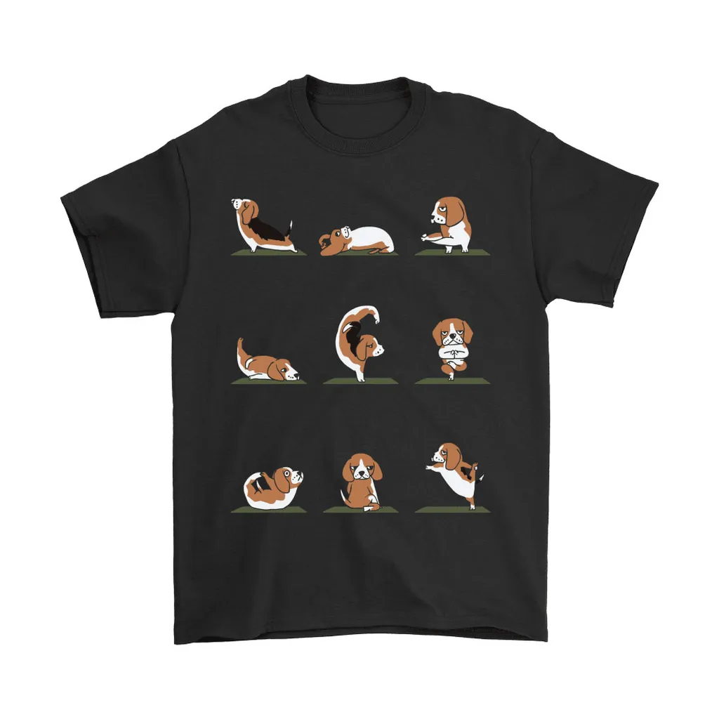 Beagle Practicing Yoga For Dog Lovers Unisex T-Shirt, Hoodie, Sweatshirt