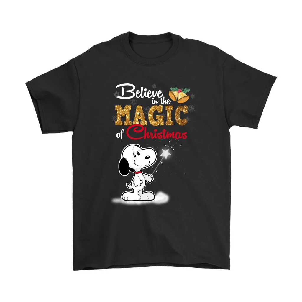 Believe In The Magic Of Christmas Snoopy Unisex T-Shirt, Hoodie, Sweatshirt