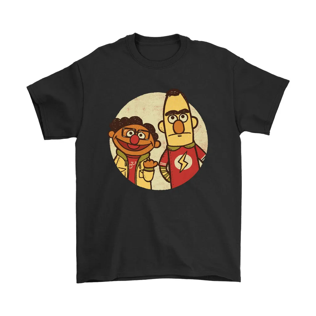 Bert And Ernie Puppet Mashup Big Bang Theory Unisex T-Shirt, Hoodie, Sweatshirt