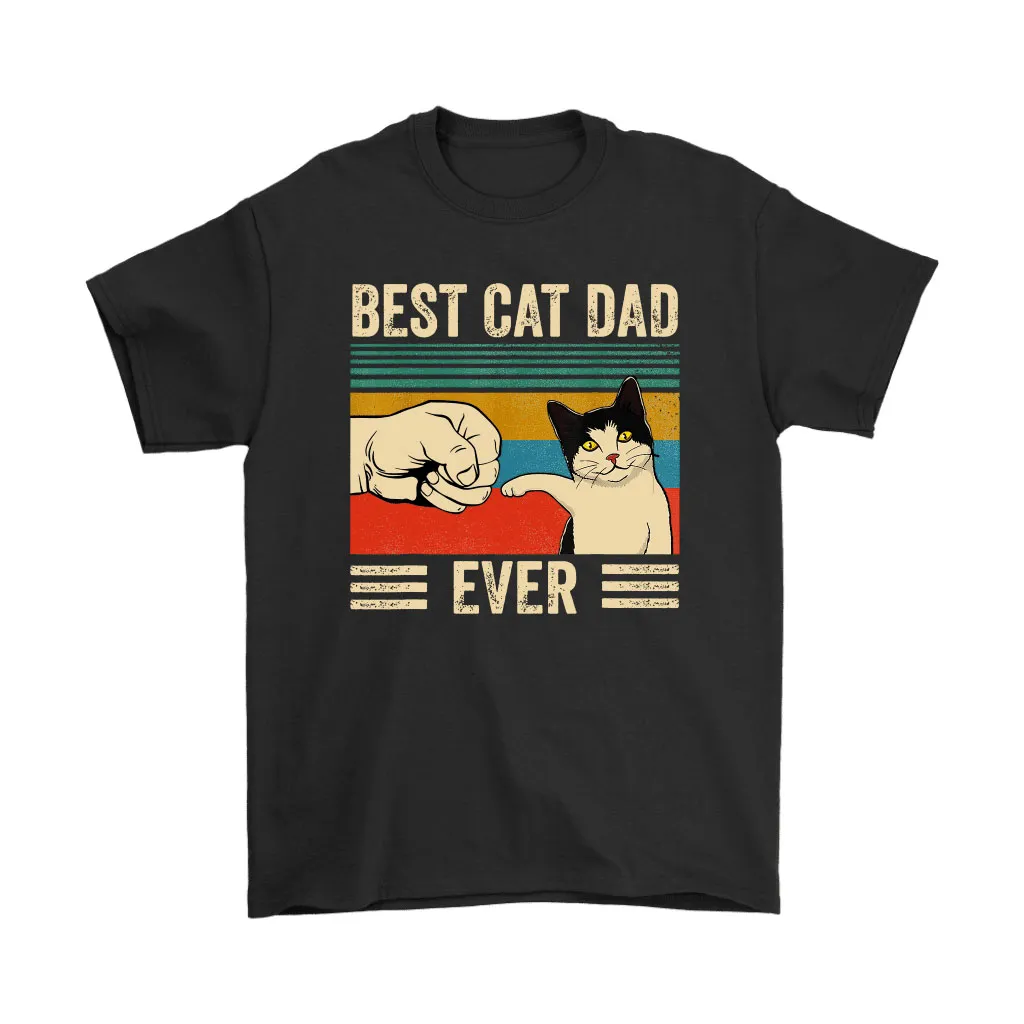 Best Cat Dad Ever Vintage Unisex T-Shirt, Hoodie, Sweatshirt