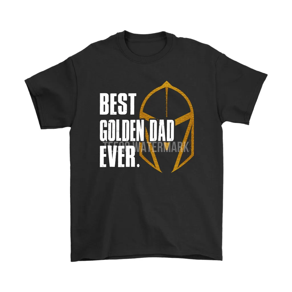 Best Golden Dad Ever Vegas Golden Knights Fathers Day Unisex T-Shirt, Hoodie, Sweatshirt