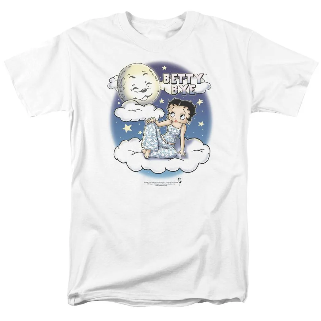 Betty Boop Betty Bye Mens T Shirt White