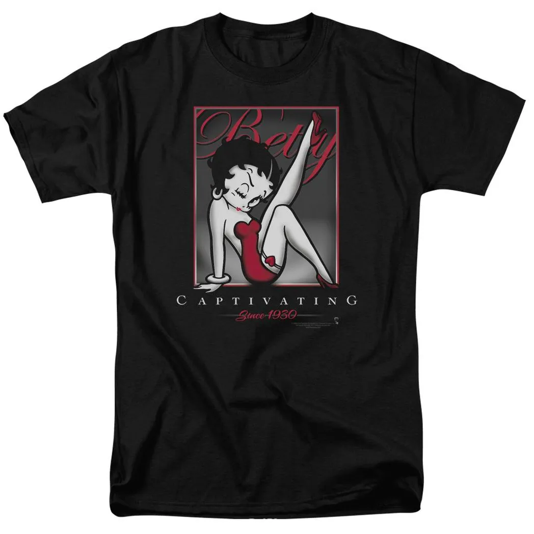 Betty Boop Captivating Mens T Shirt Black