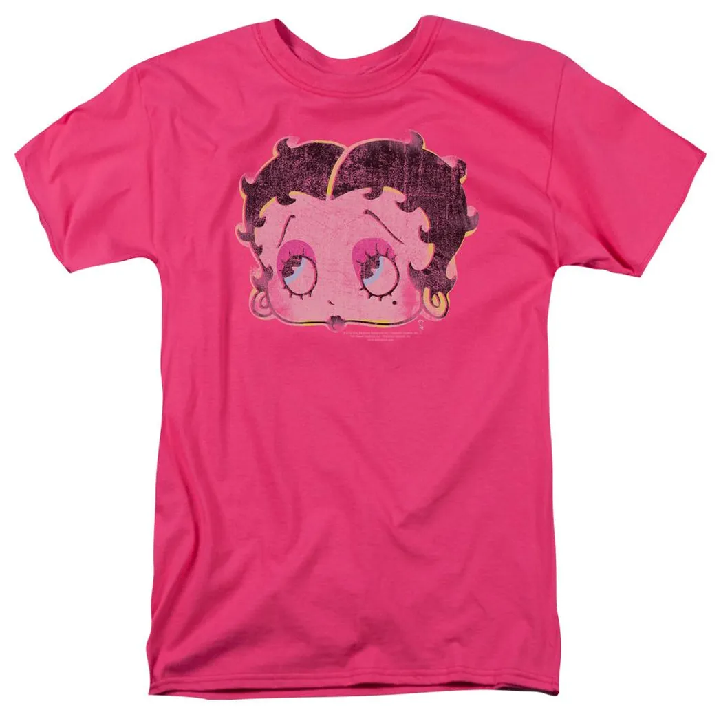 Betty Boop Pop Art Boop Mens T Shirt Hot Pink