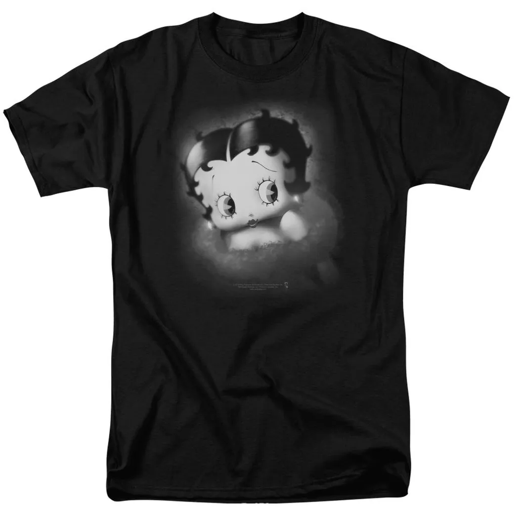 Betty Boop Vintage Star Mens T Shirt Black