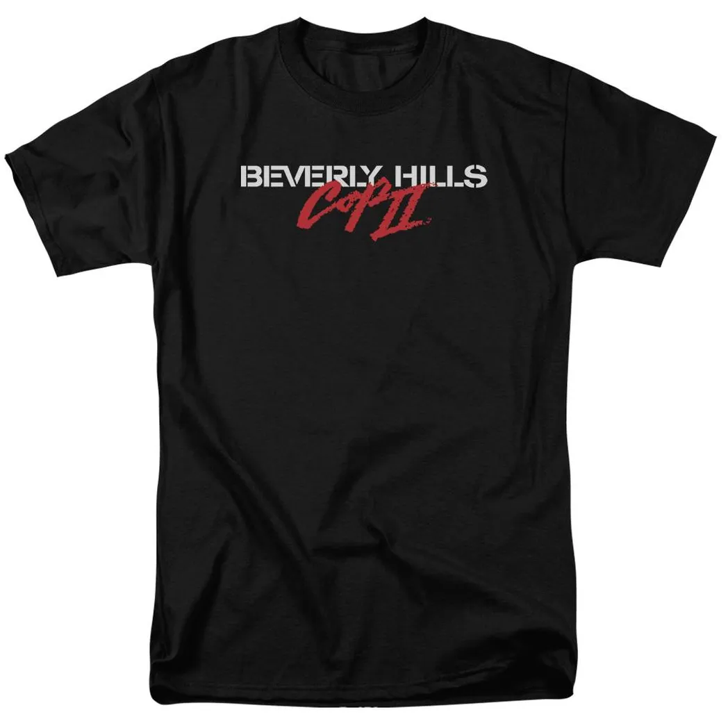 Beverly Hills Cop II Logo Mens T Shirt Black