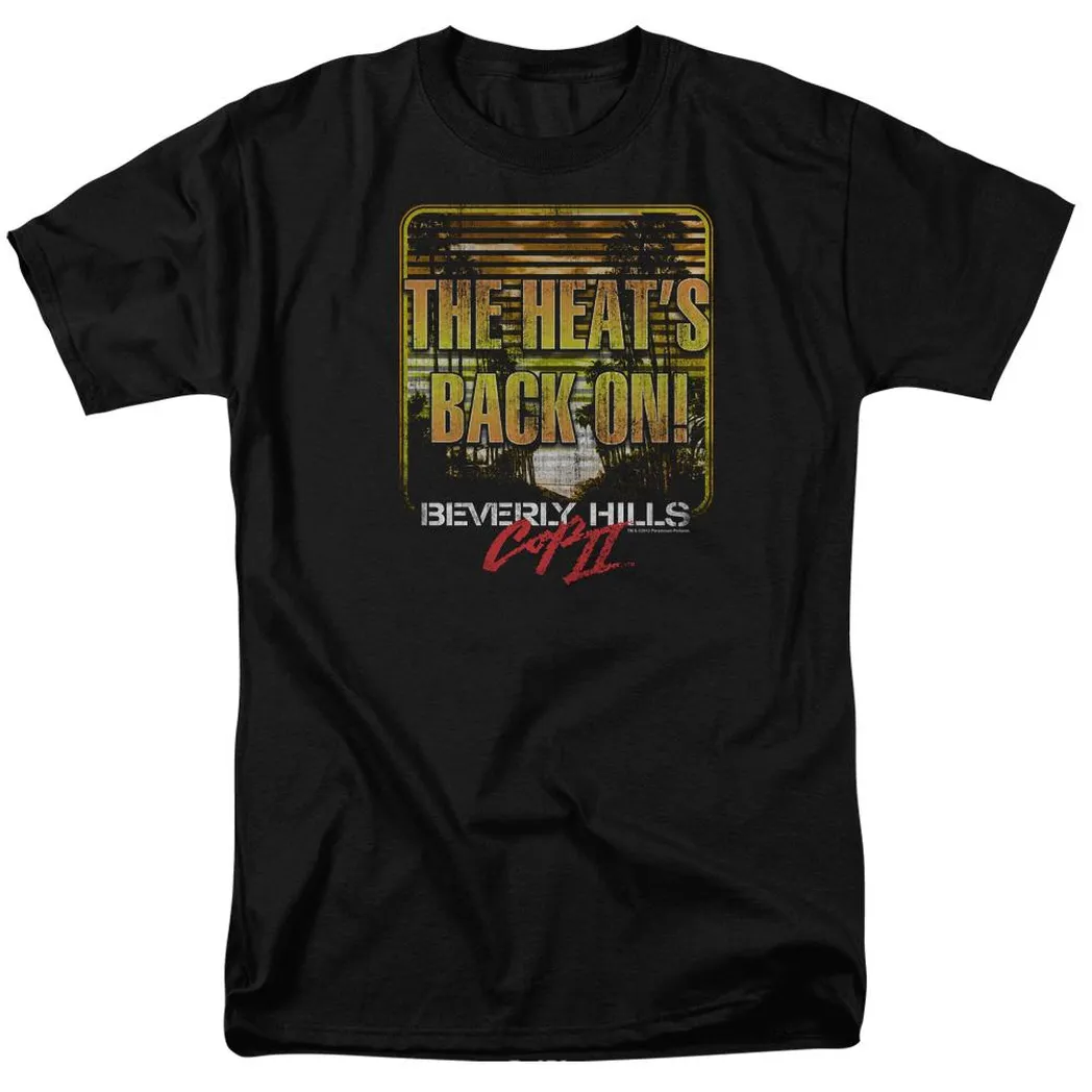 Beverly Hills Cop II The Heats Back Mens T Shirt Black