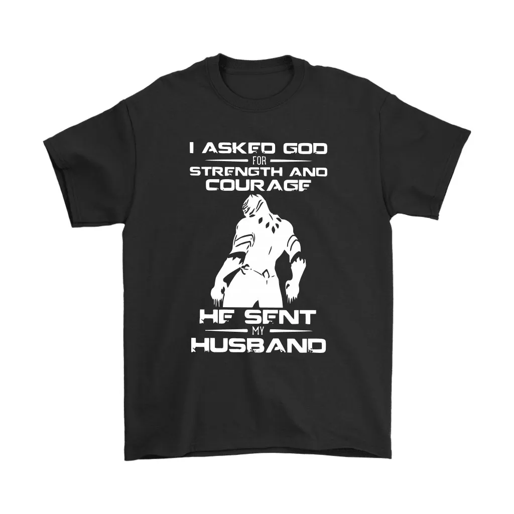 Black Panther I Asked God For Strength And Courage Family Unisex T-Shirt, Hoodie, Sweatshirt