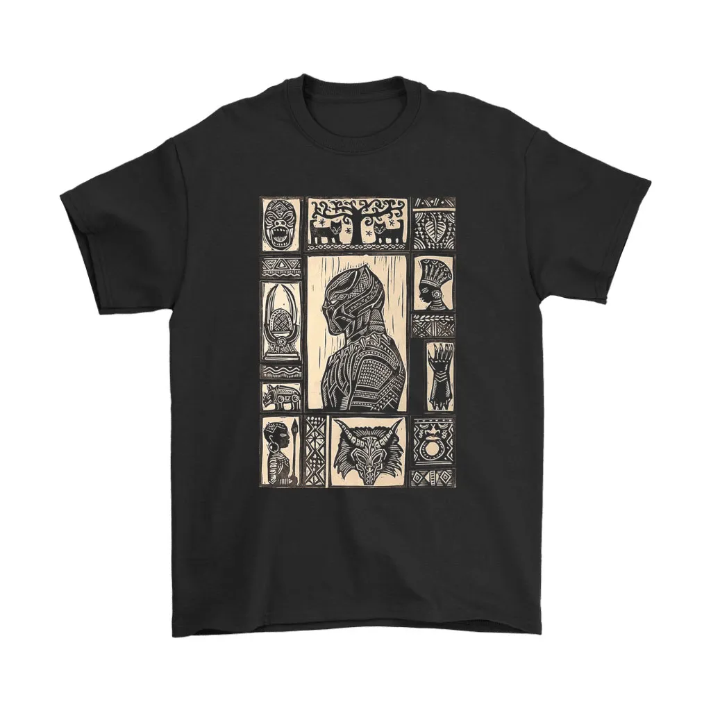 Black Panther Wakanda African Drawing Unisex T-Shirt, Hoodie, Sweatshirt