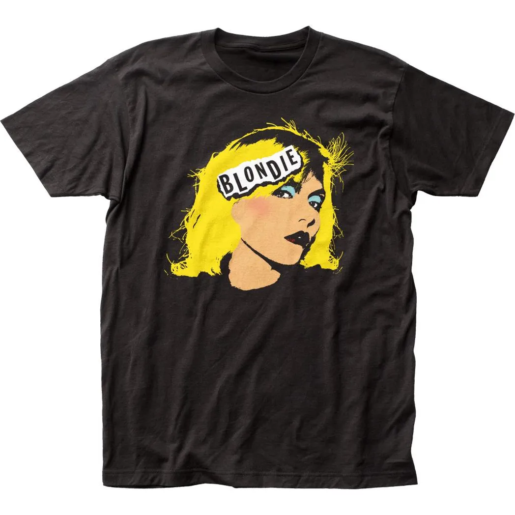 Blondie Face Mens T Shirt Black