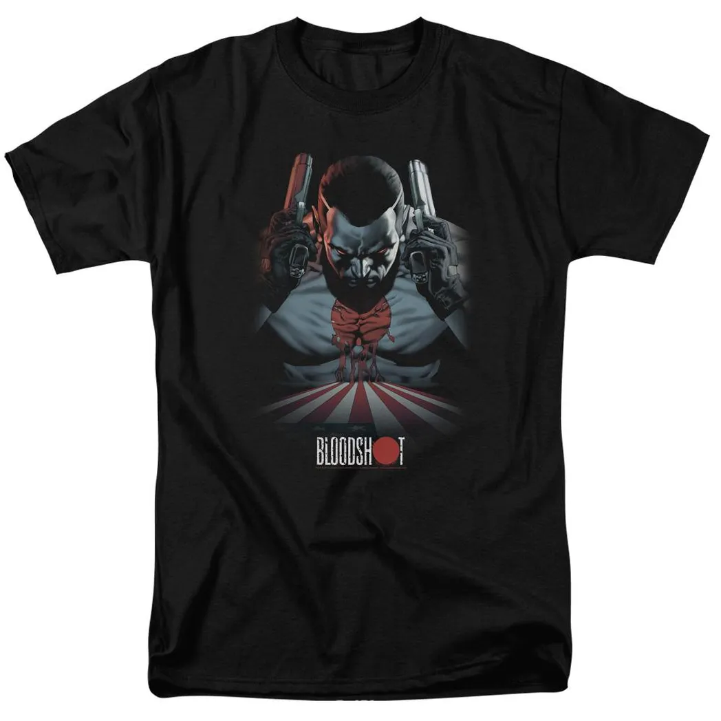 Bloodshot Blood Lines Mens T Shirt Black