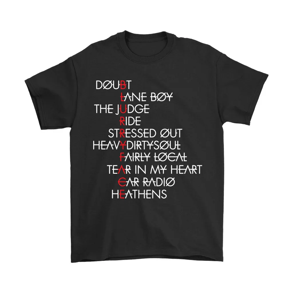 Blurryface Album Song Puzzle Twenty One Pilots Unisex T-Shirt, Hoodie, Sweatshirt