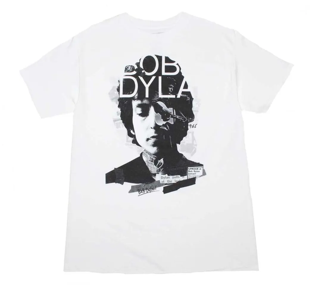 Bob Dylan Art Mens T Shirt White