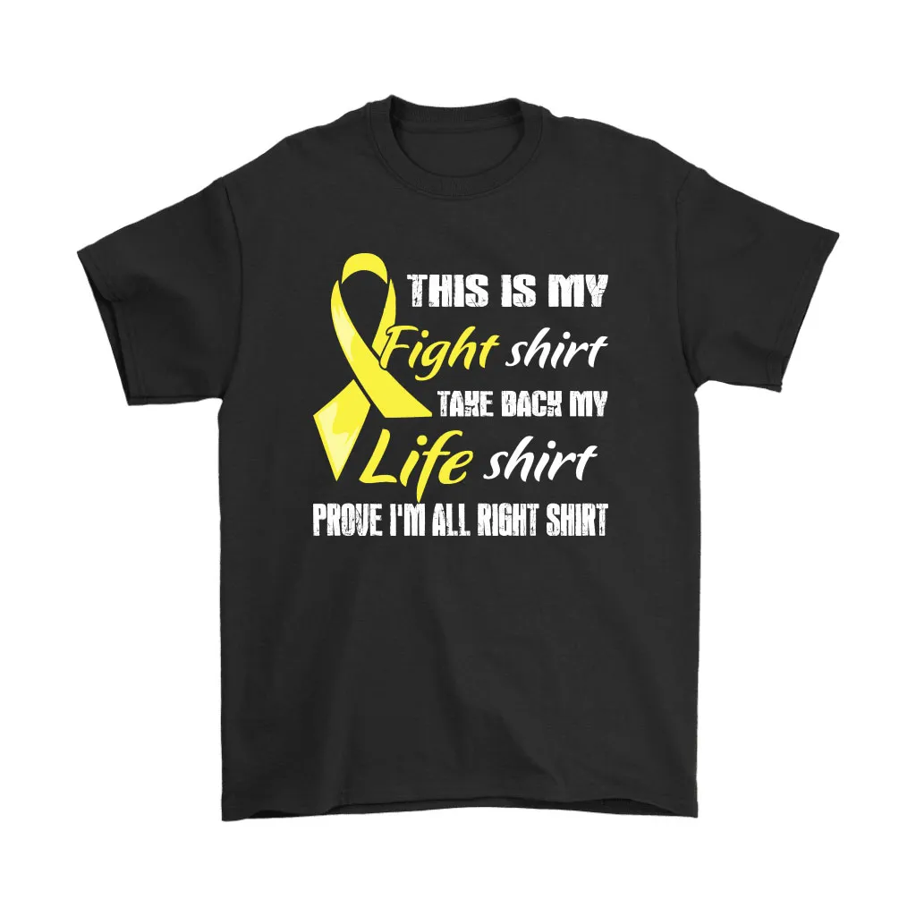 Bone Cancer Yellow Ribbon My Fight Shirt My Life Unisex T-Shirt, Hoodie, Sweatshirt