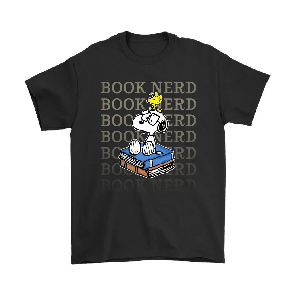 Book Nerd Woodstock And Snoopy Unisex T-Shirt, Hoodie, Sweatshirt