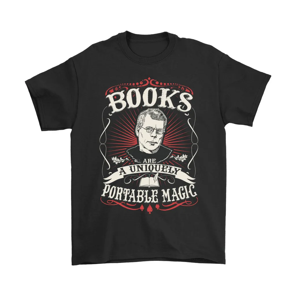 Books Are A Uniquely Portable Magic Unisex T-Shirt, Hoodie, Sweatshirt