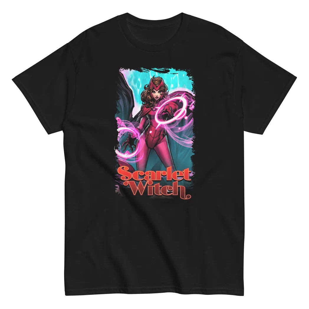 Scarlet Witch Animated Mens T-Shirt Black