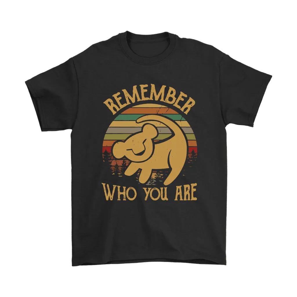 Simba Wall Cave Drawing Remember Who You Are Vintage Lion King Unisex T-Shirt, Hoodie, Sweatshirt