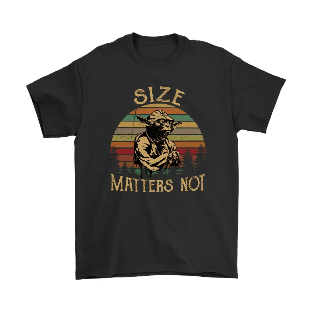 Size Matters Not Star Wars Yoda Vintage Unisex T-Shirt, Hoodie, Sweatshirt