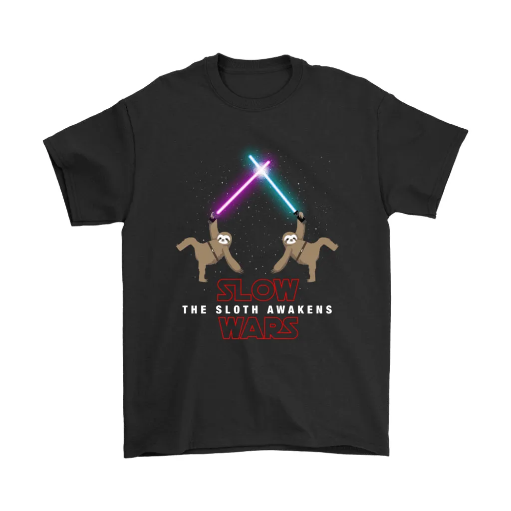 Slow Wars The Sloth Awakens Star Wars Unisex T-Shirt, Hoodie, Sweatshirt