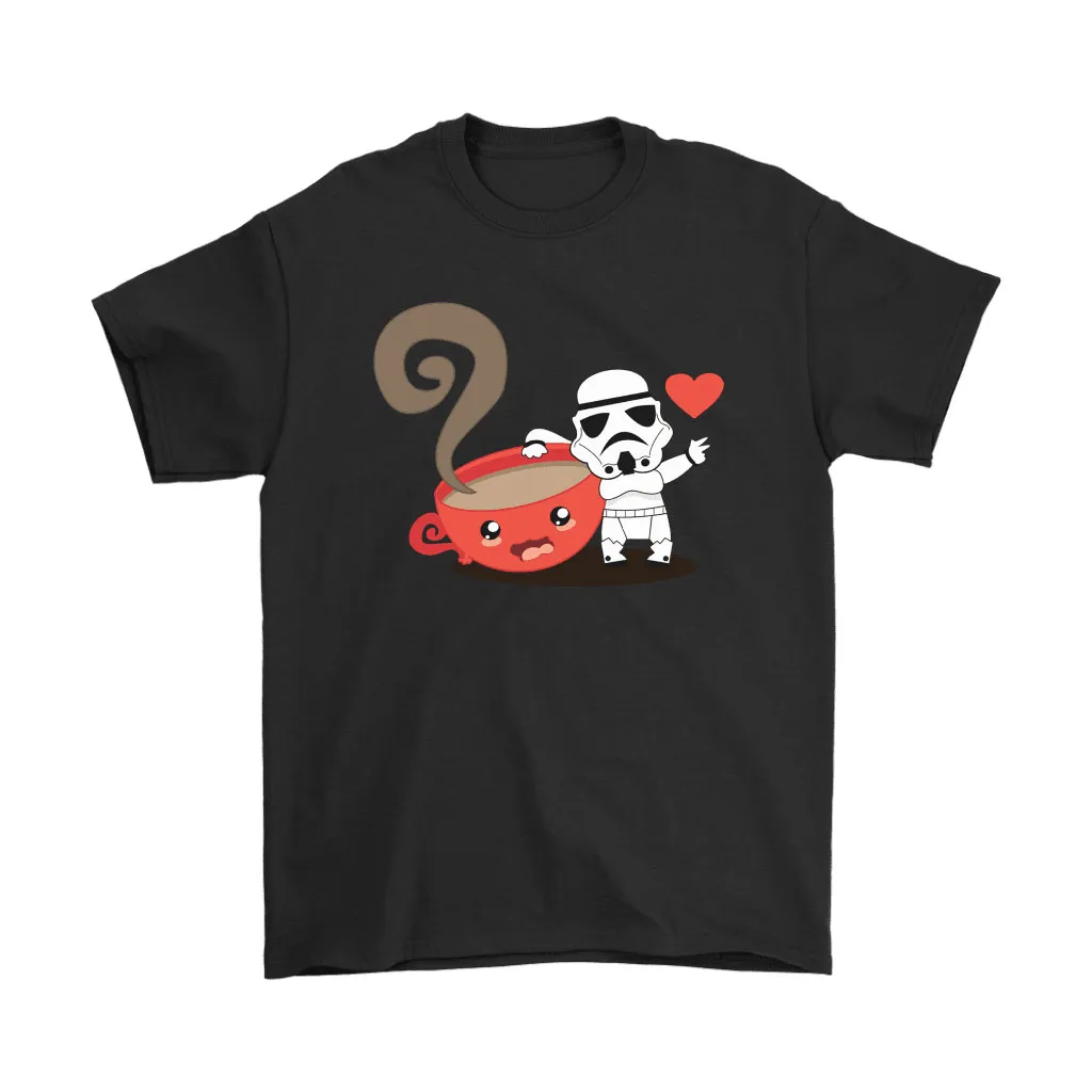 Small Stormtrooper Love The Coffee Funny Star Wars Unisex T-Shirt, Hoodie, Sweatshirt