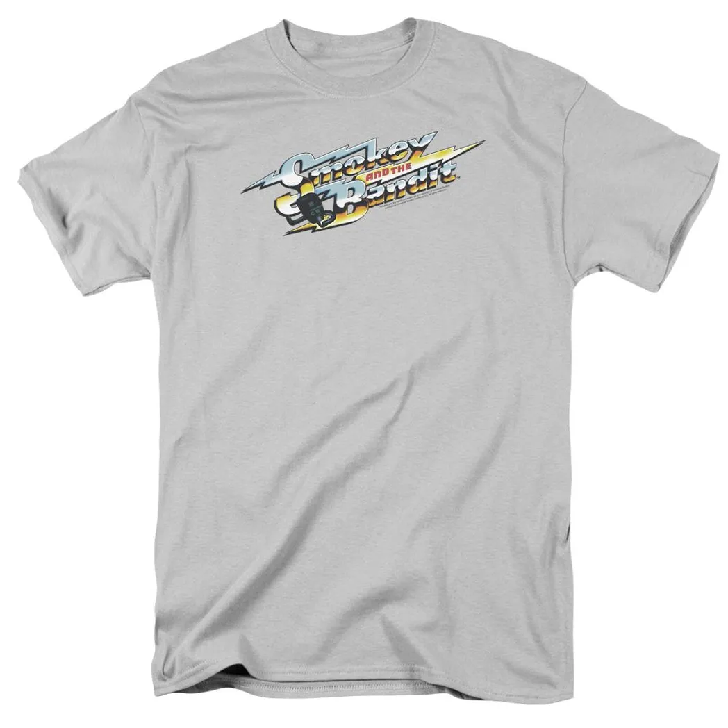 Smokey And The Bandit Logo Mens T Shirt Silver