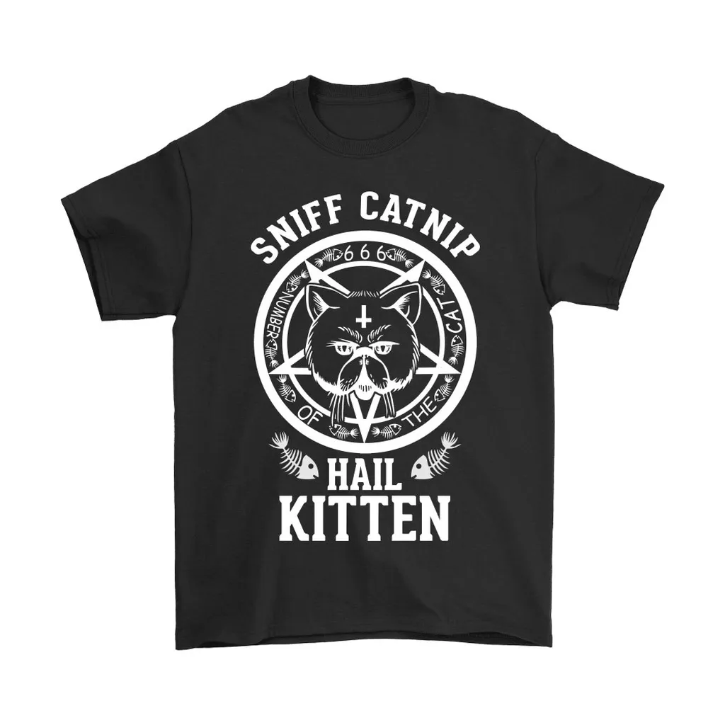 Sniff Catnip Hail Kitten Number Of The Cats 666 Unisex T-Shirt, Hoodie, Sweatshirt