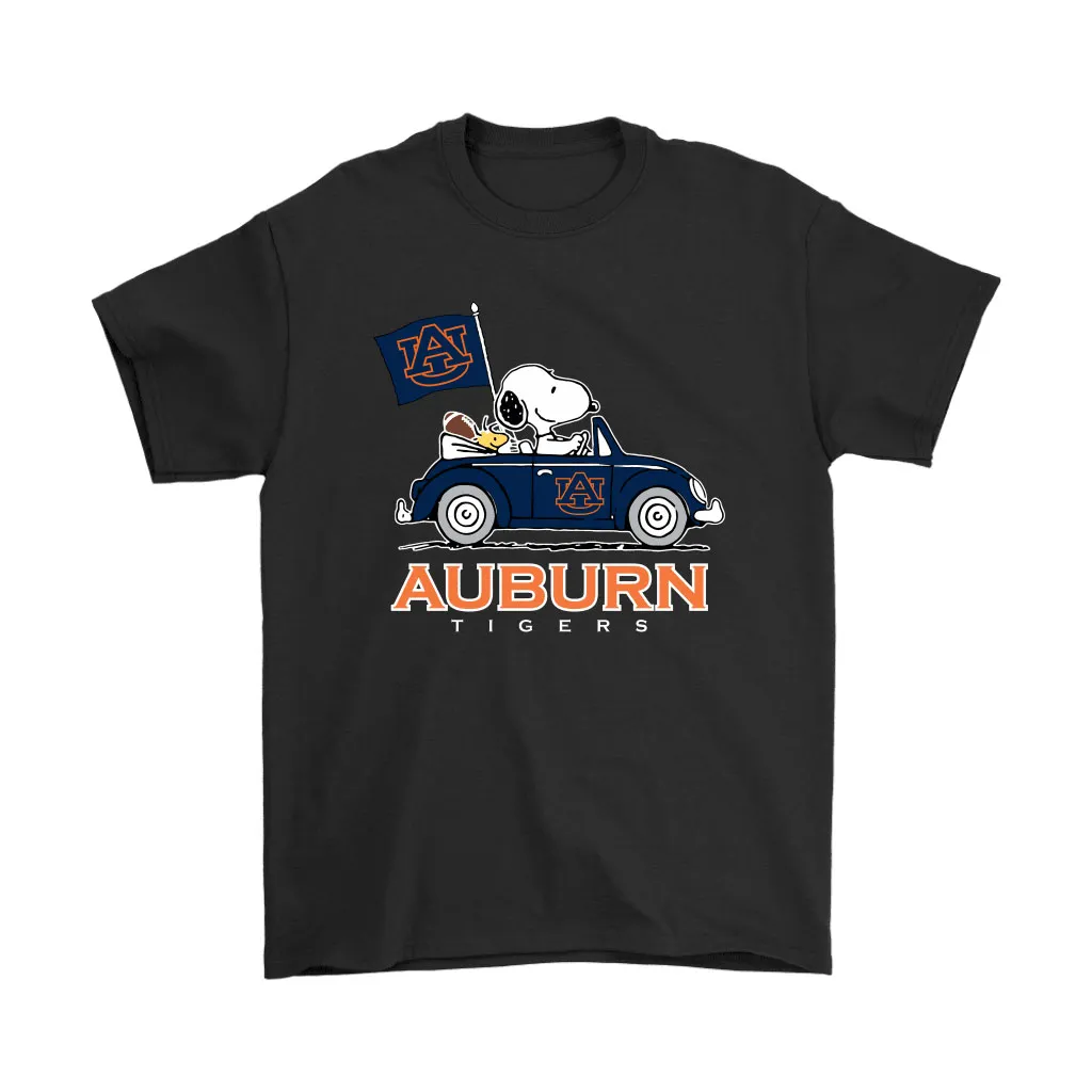 Snoopy And Woodstock Ride The Auburn Tigers Car Ncaa Unisex T-Shirt, Hoodie, Sweatshirt