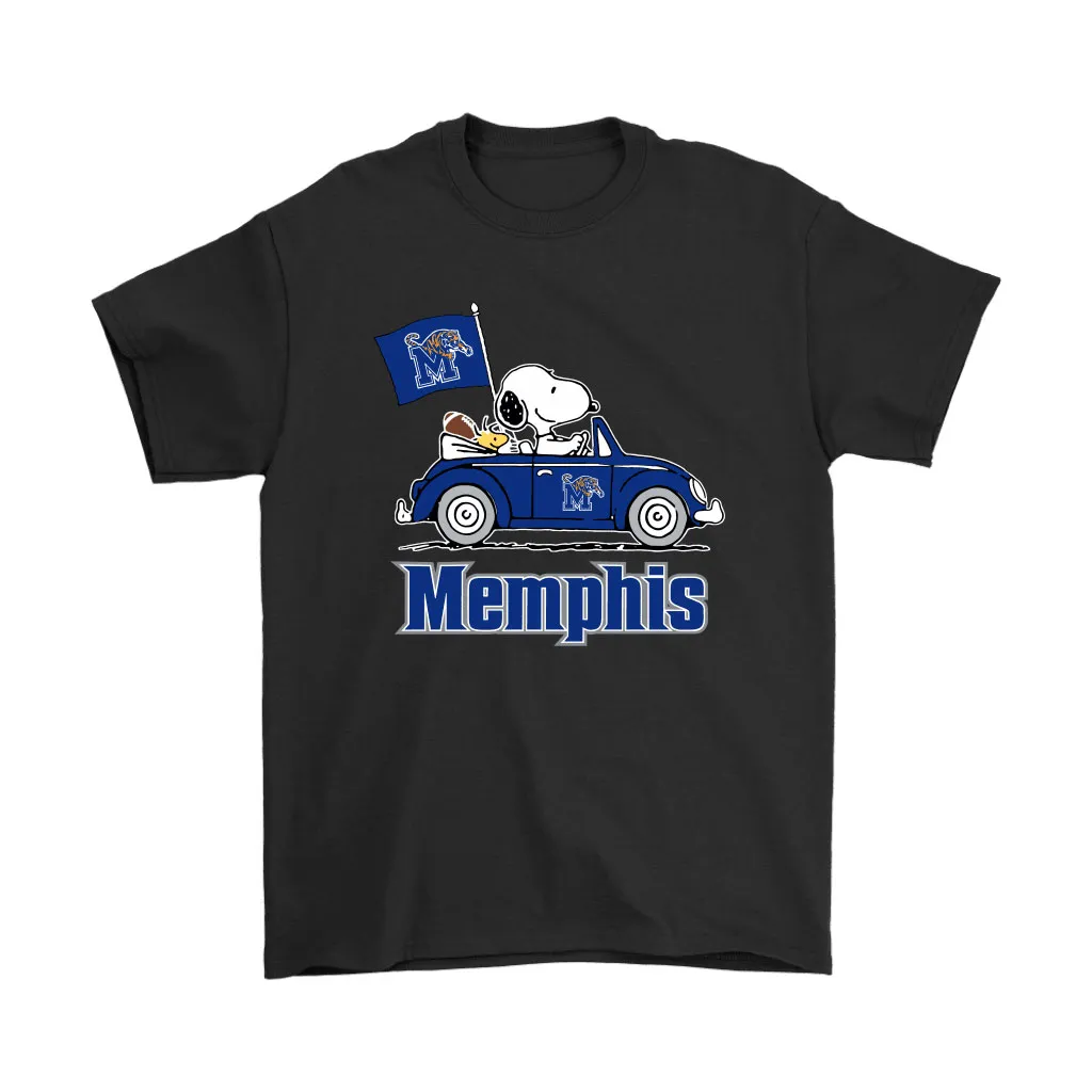 Snoopy And Woodstock Ride The Memphis Tigers Car Ncaa Unisex T-Shirt, Hoodie, Sweatshirt