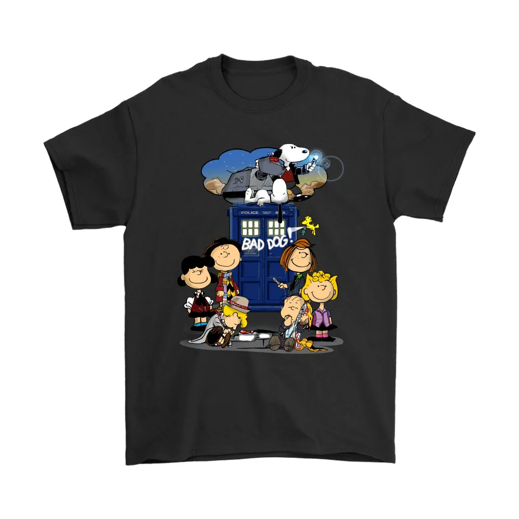 Snoopy Bad Dog Doctor Who Mashup Unisex T-Shirt, Hoodie, Sweatshirt